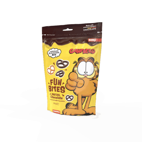 Garfield Fun Bites Choco Pretzel - 12 x 80g