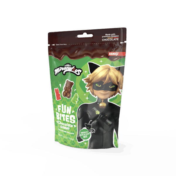 Miraculous Fun Bites Chocolate Gummy 12 x 100g