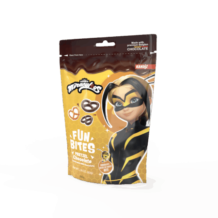 Miraculous  Fun Bites Pretzel Chocolate 12 x 80g
