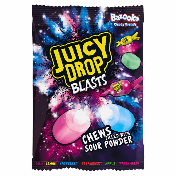 Bazooka Juicy Drop Blasts - 12 x 140g