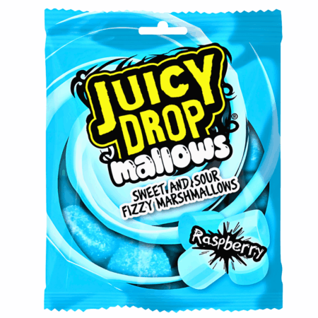 Bazooka Juicy Drop Mallow Raspberry - 20 x 100g