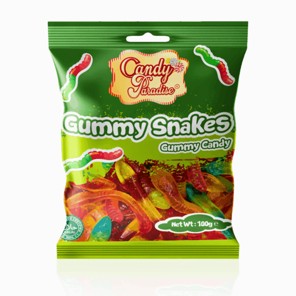 Candy Paradise Bag Gummy snakes - 12 x 100g