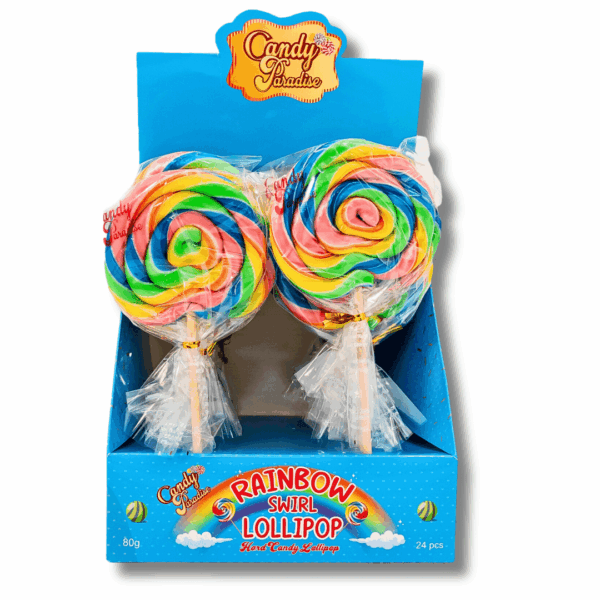 Candy Paradise Rainbow Swirls - 15 x 80g