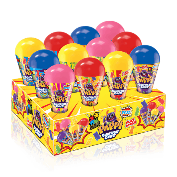Pappi Surprise Cone - 12 x 10g