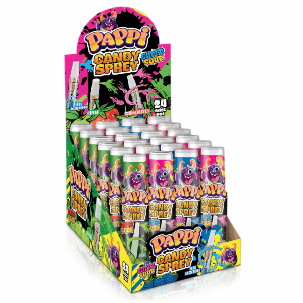 Pappi Spray Candy - 24 x 28g
