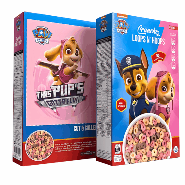 Crunchiz Loops N Hoops Paw Patrol Cereal - 12 x 375g