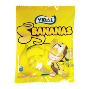 Vidal Bananas (14x90g)