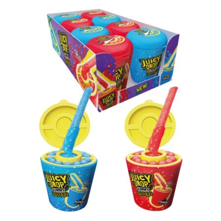 Bazooka Juicy Drop Gummy Dipper - 8 x 96g