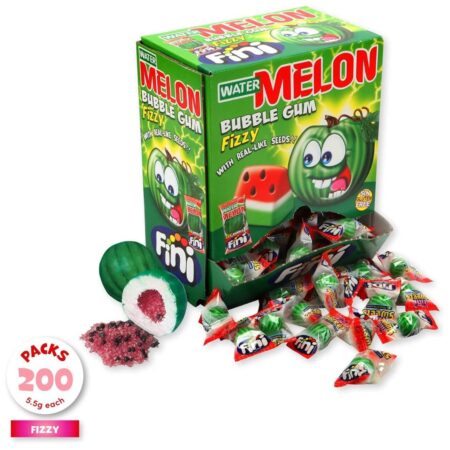 Fini Watermelon Fizzy Bubble Gum - 6x200g