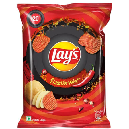 Lays India Sizzling Hot (12x50g)