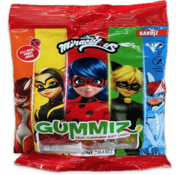 Miraculous Gummiz Worms 12 x 70g
