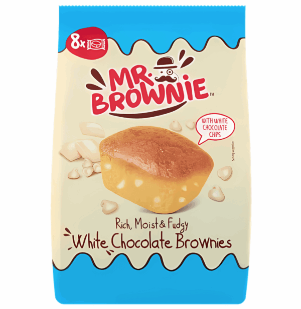 Mr Brownie White Chocolate Brownie 12 x 200g