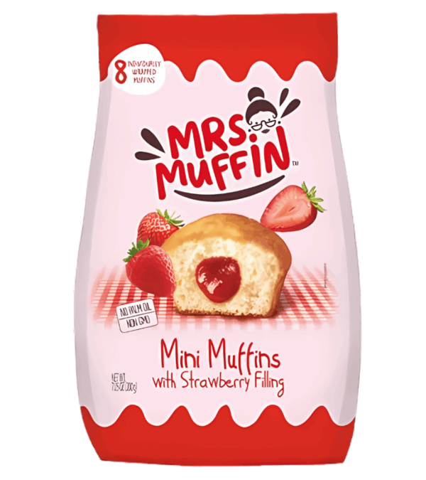 Mrs Muffin Strawberry 12 x 200g