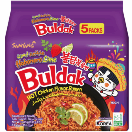 Samyang Hot Chicken Habanero Lime - 40 x 135g