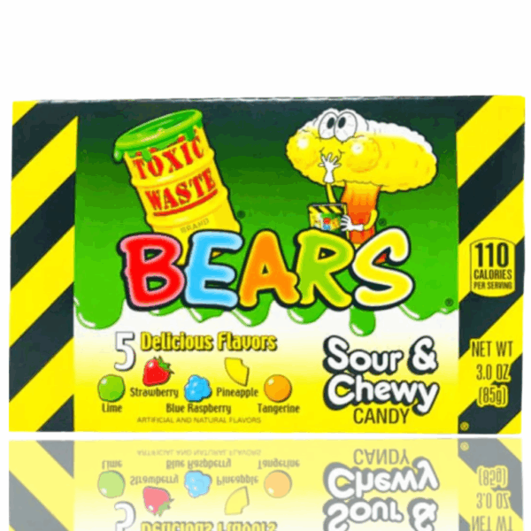 Toxic Waste Sour Gummy Bears Theater Box (12x85g)