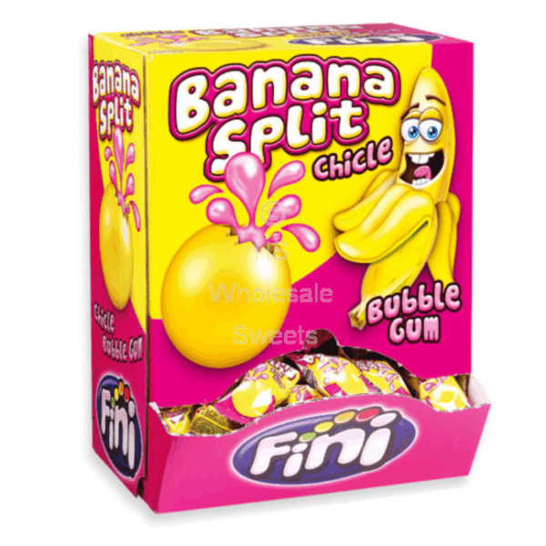 Fini Banana Split Bubble Gum - 6x200g