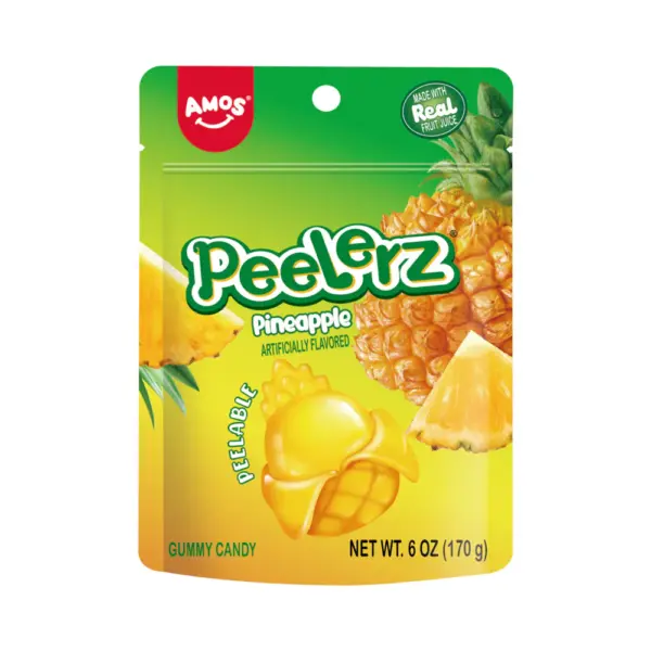 Amos Peelerz Gummy Pineapple (12x170g)