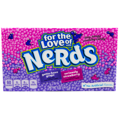 Wonka Nerds Grape & Strawberry Theatre (12x141g)
