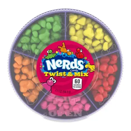 Wonka Nerds Twist & Mix (6x59g)