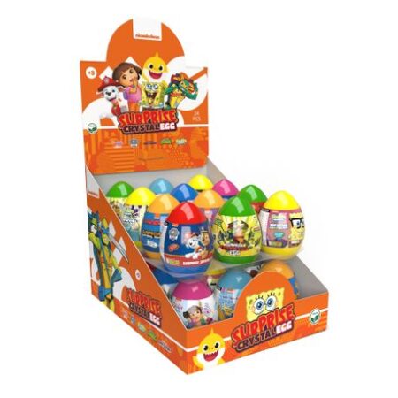 Nickelodeon Surprise Crystal Egg 16g Display (24 x 4pc)