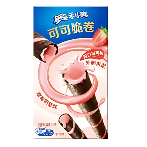 Oreo China Cocoa Crisp Roll Strawberry Shake Flavour (24x50g)