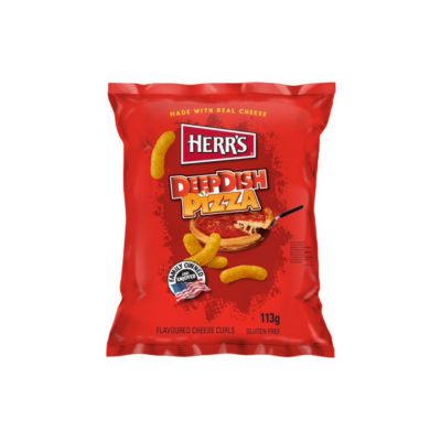 Herr's Pizza Cheese Curls 12x113g