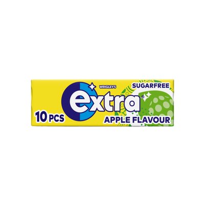 Extra Apple Sugar Free Chewing Gum 10 Pieces x 30