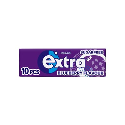 Extra Blueberry Sugar Free Chewing Gum 10 Pieces x 30