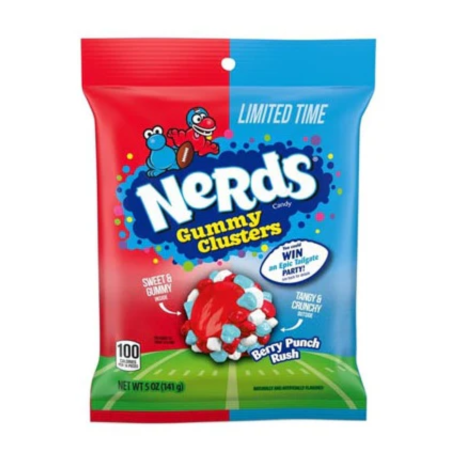 Nerds Gummy Clusters Berry Punch Bag 12x141g