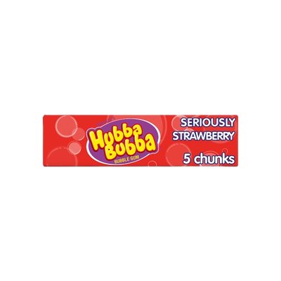 Hubba Bubba Pack Strawberry Bubble Gum 20x35g