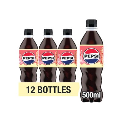 Pepsi Strawberries & Cream PET 24x500ml