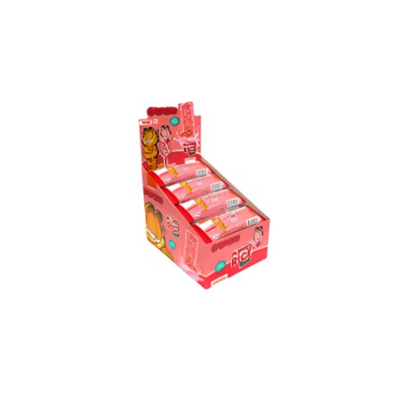 Garfield Puffed Rice Bar Strawberry 24 x 22.5g