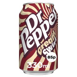 Dr Pepper Cream Swirl PMP Can 24x330ml
