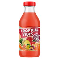 Tropical Vibes Fruit Punch Glass Bottle 12x300ml