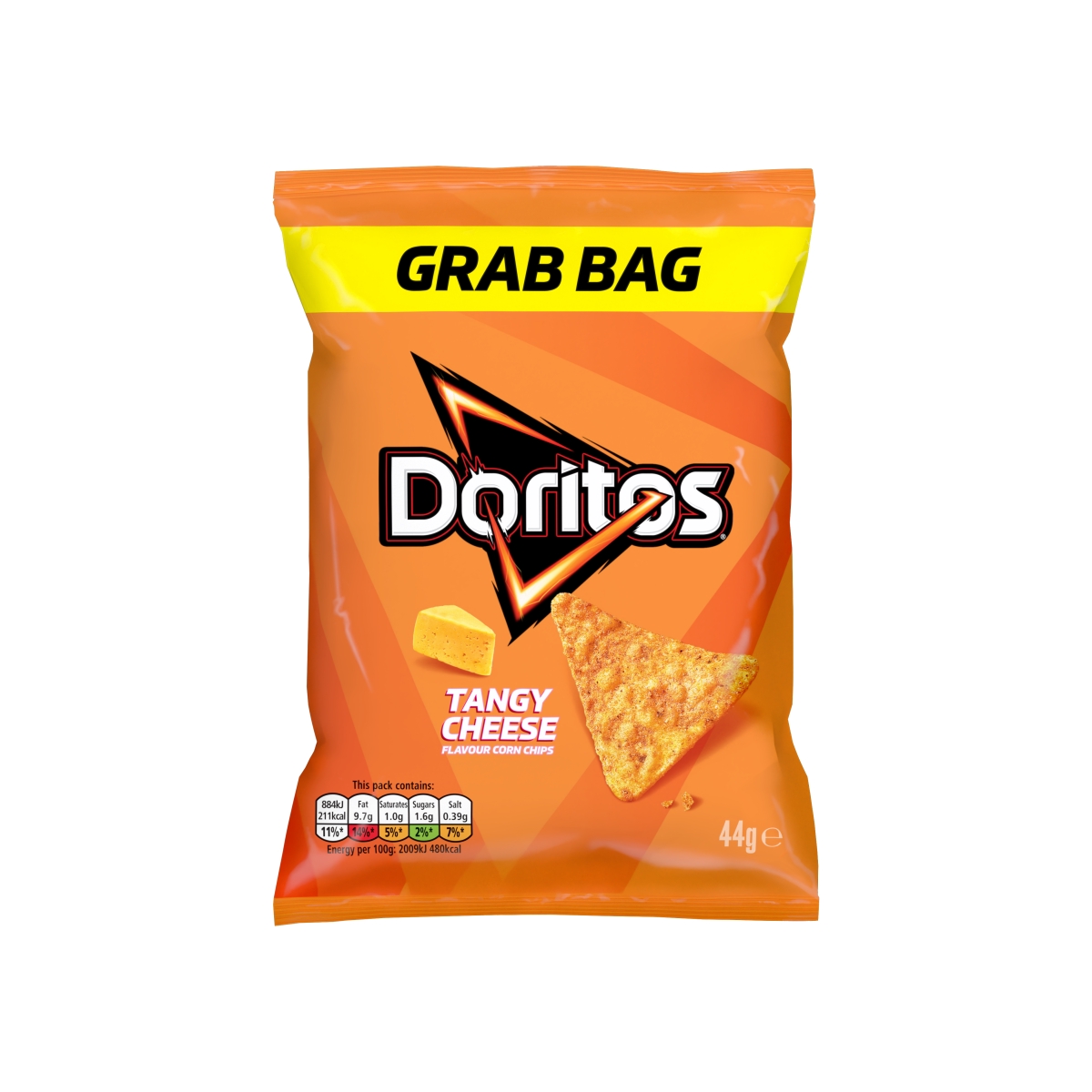Doritos Tangy Cheese 24x44g 1 Doritos Tangy Cheese 24x44g