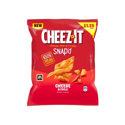 Cheez-It Snap'd Cheese & Chilli PMP 16x65g