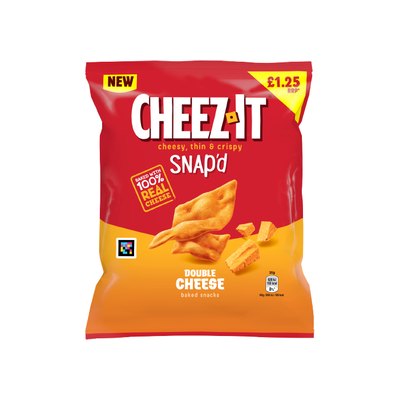 Cheez-It Snap'd Double Cheese PMP 16x65g