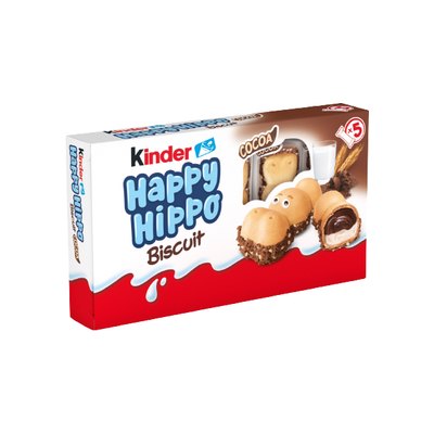 Kinder Cocoa Cream Happy Hippo Biscuit 5-pack 10x103g