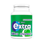 Extra Bottle Spearmint Sugarfree Chewing Gum 46Pieces x6