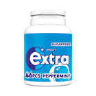Extra Bottle Spearmint Sugarfree Chewing Gum 46 Pieces x6