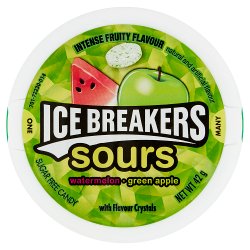 Ice Breakers Sours Watermelon/Green apple 8x42g
