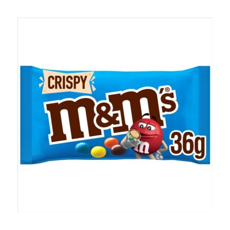 M&M'S Milk Chocolate Crispy Bag 24x36g