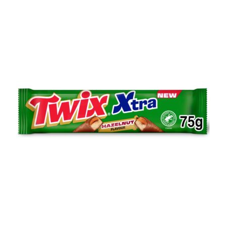 Twix Xtra Hazelnut Milk Chocolate Bar 24x75g