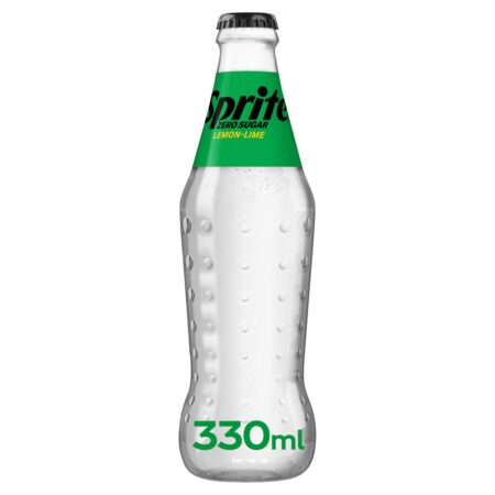 Sprite Zero Sugar Glass Bottle 24x330ml
