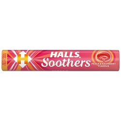 Halls Soothers Peach/Raspberry Flavour 20x45g