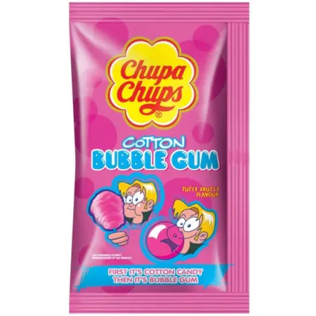 Chupa Chups Cotton Candy Gum 12x12g