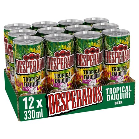 Desperados Tropical Daquiri Passionfruit & Lime Beer 5.9% ABV Can 12x330ml