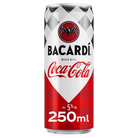 BACARDÍ & Coca-Cola 5% ABV 12x250ml