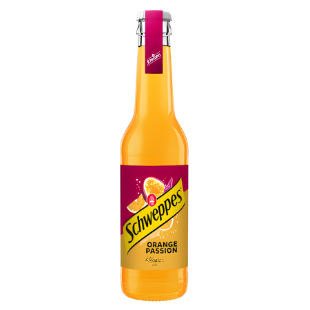 Schweppes Passion Fruit Orange Glass EU 12x275ml