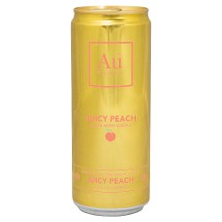 AU Vodka Juicy Peach 5% ABV 12x330ml